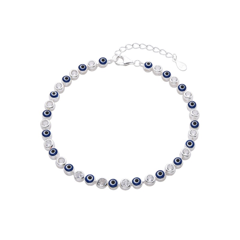 Pulsera de Ojo Turco y Puntos de Luz