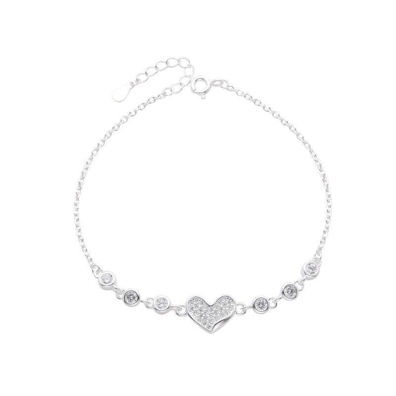 Pulsera de Corazón y Puntos de Luz