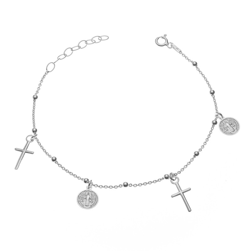Pulsera de San Benito y Cruces