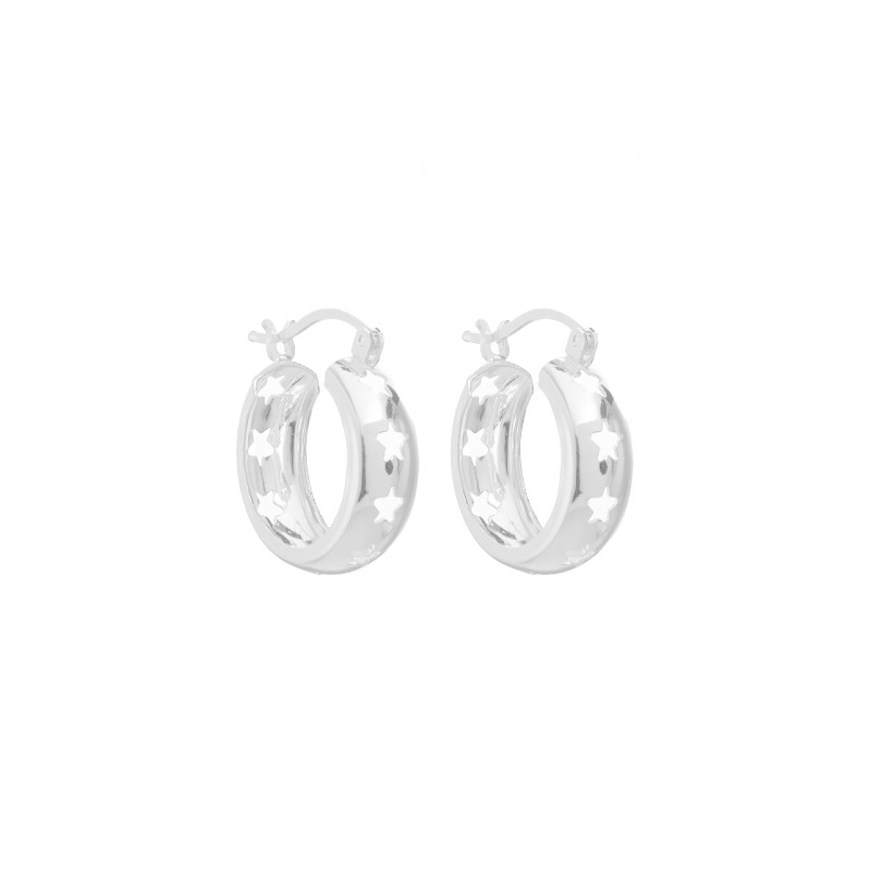 Argollas de Estrellas 18mm
